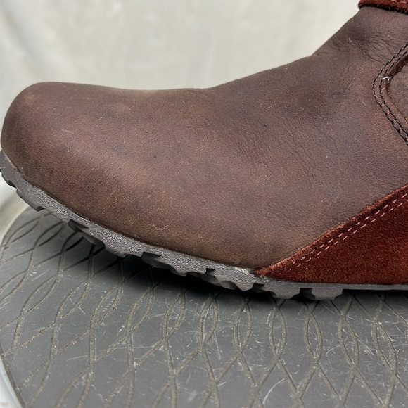 Merrell Haven Autumn Waterproof Brown Leather Boots Womens size 6 Grip sole - Picture 13 of 16